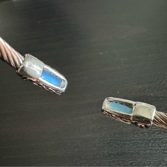 ⚜️3 for $30⚜️ Twisted Cable Cuff Bracelet (Silver Tone) - Picture 6 of 10